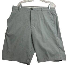 Puma Golf Shorts Mens 36 Gray Performance Stretch Athletic Flat Front Casual